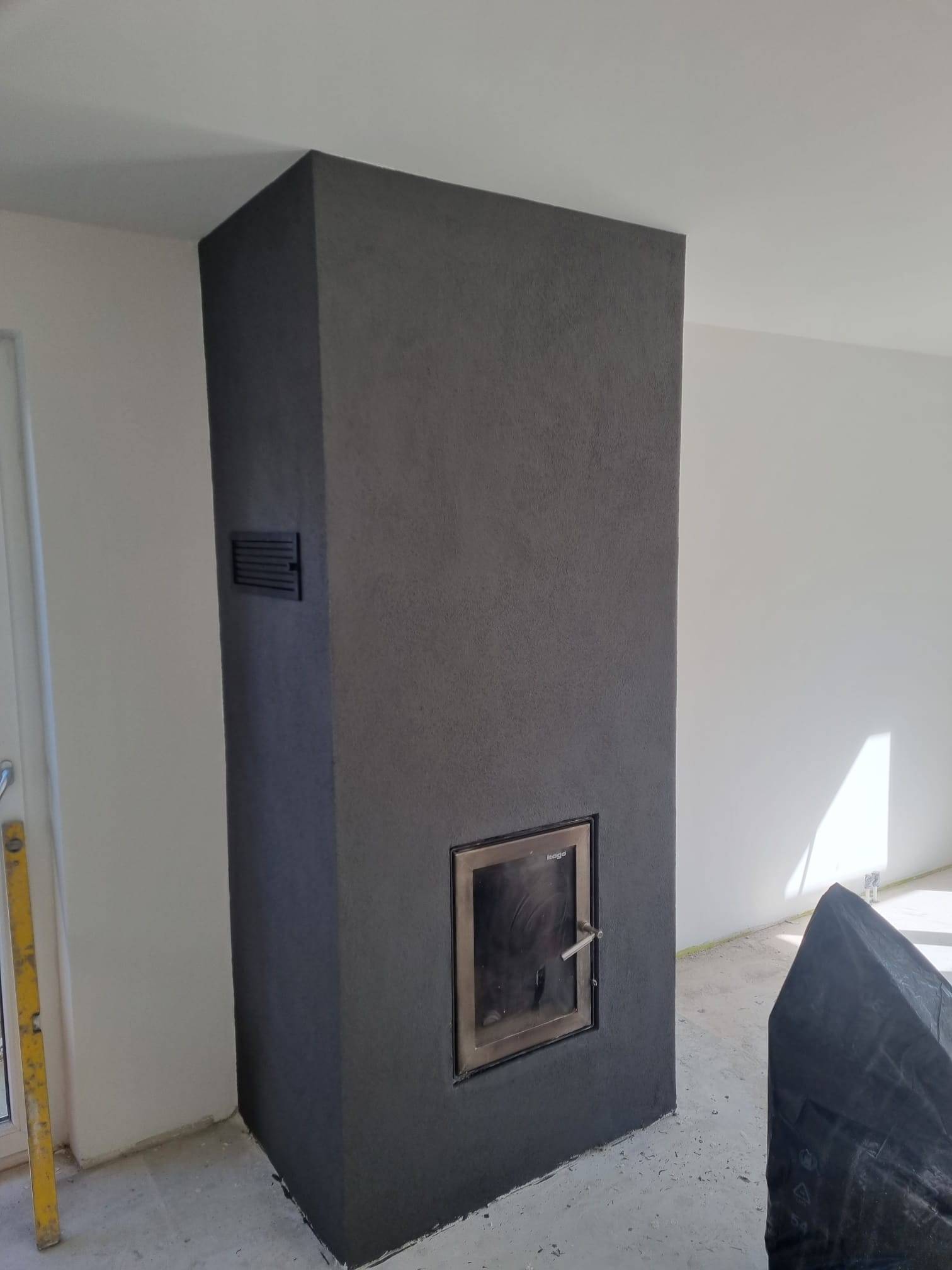 Renovierter Kamin
